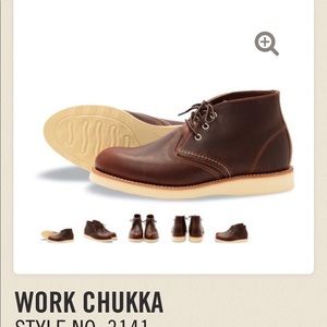 Red Wing work chukka boots
